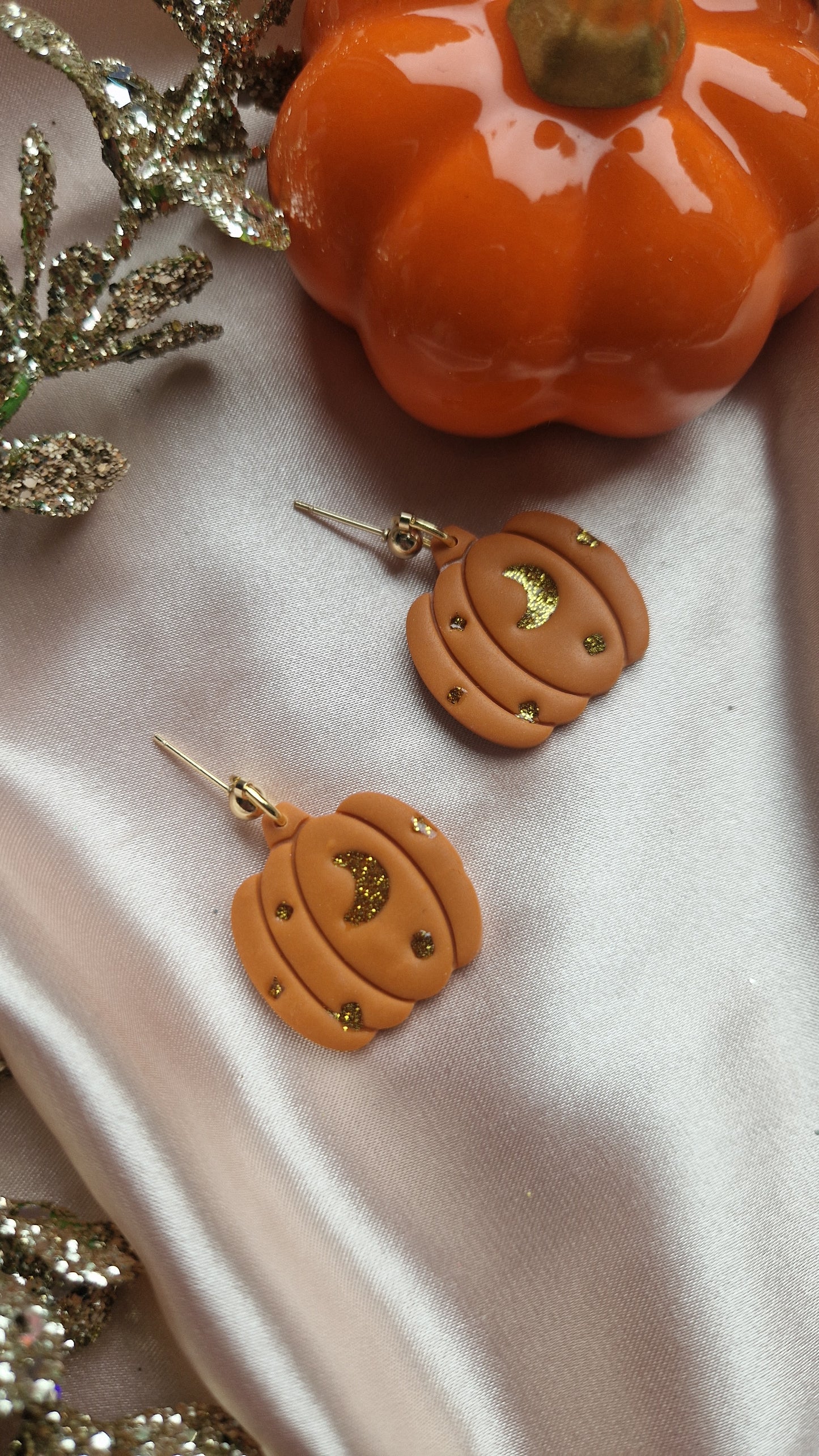 Moonlit Pumpkins Orange