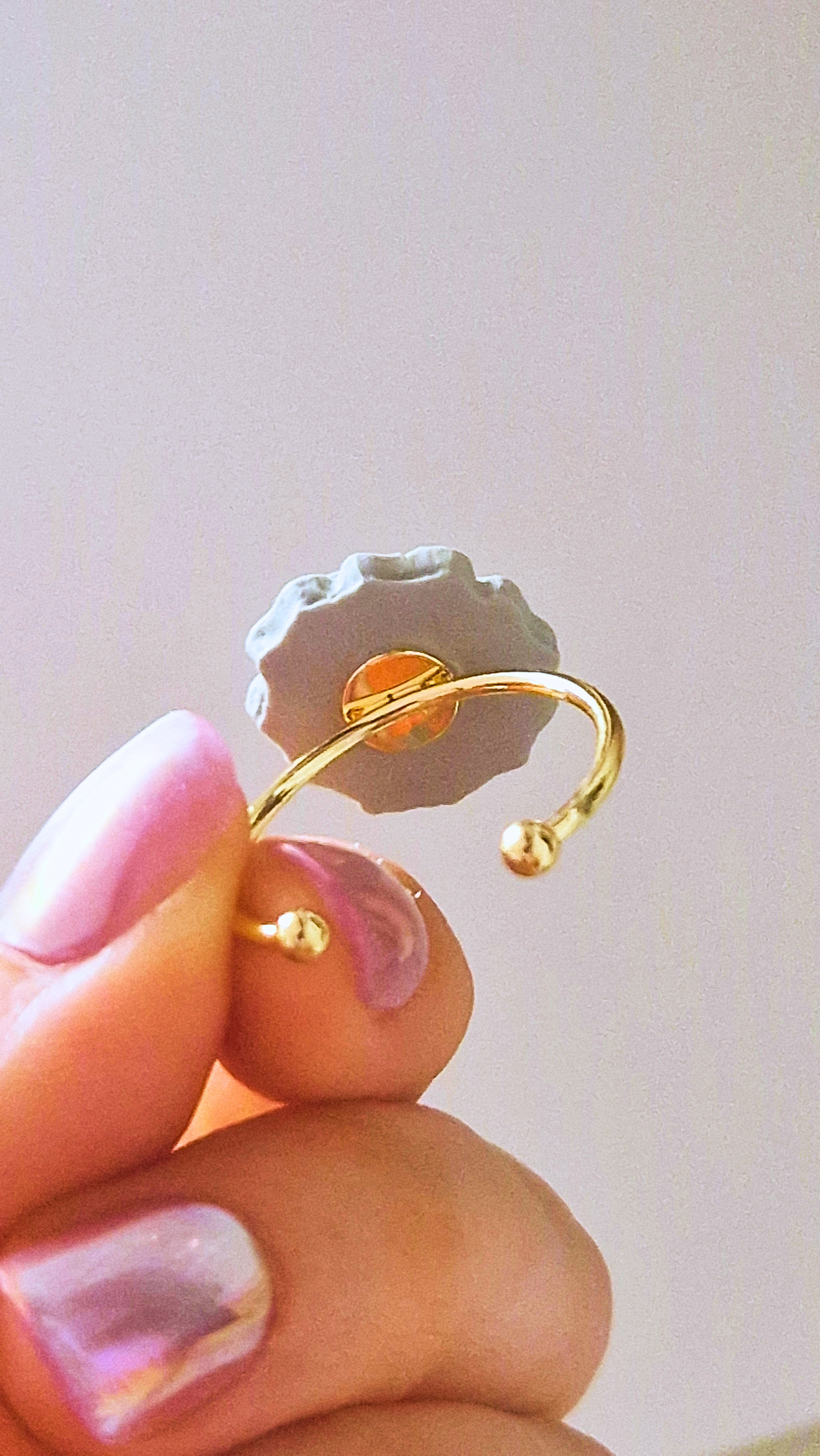 Bloom Ring · Greige