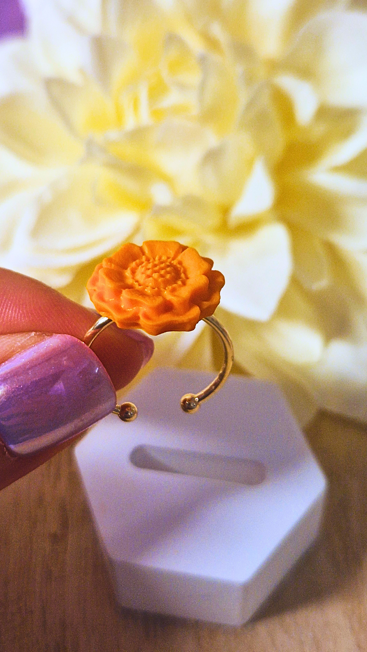Bloom Ring · Tangerine
