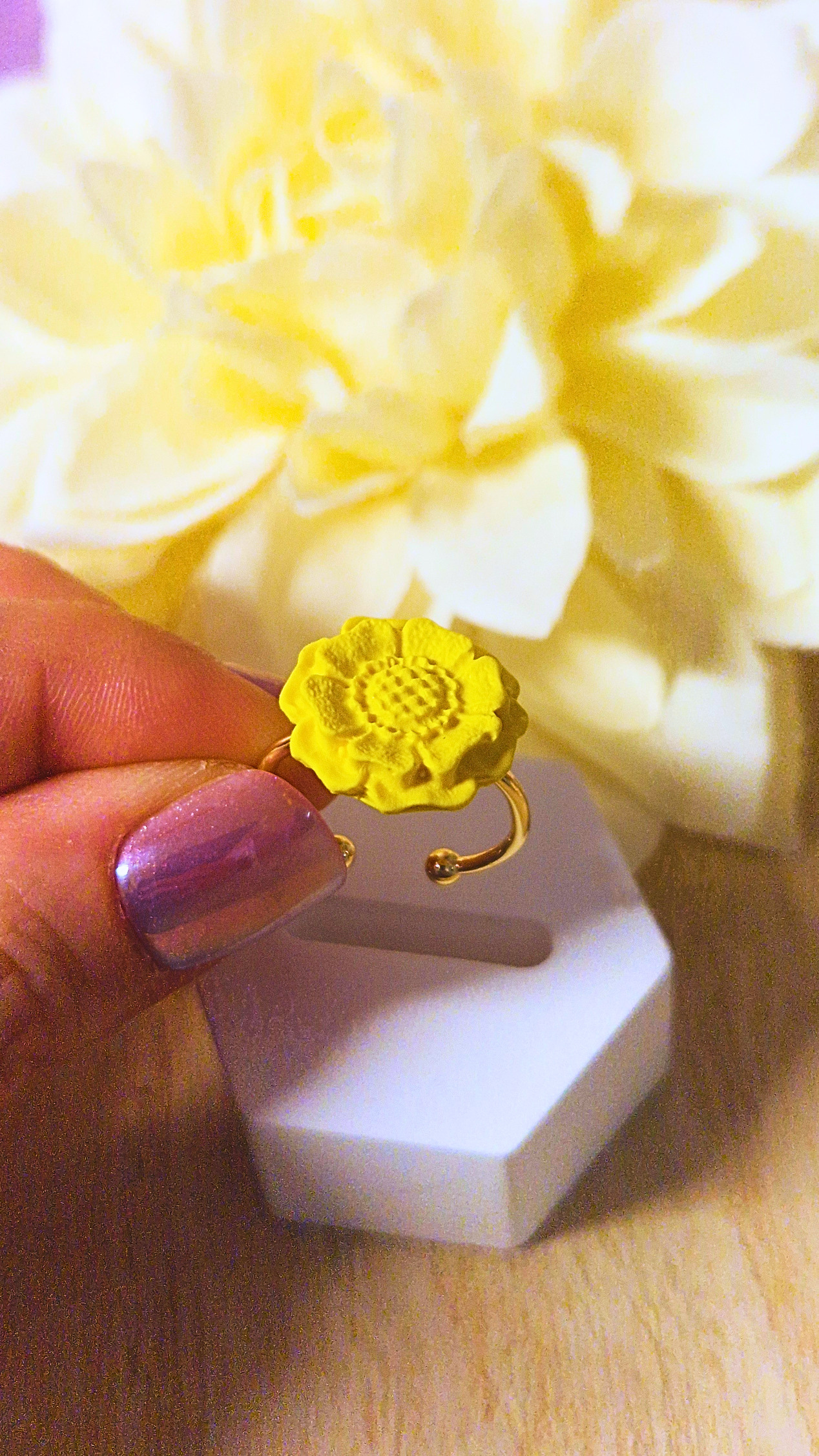 Bloom Ring · Sunflower Yellow