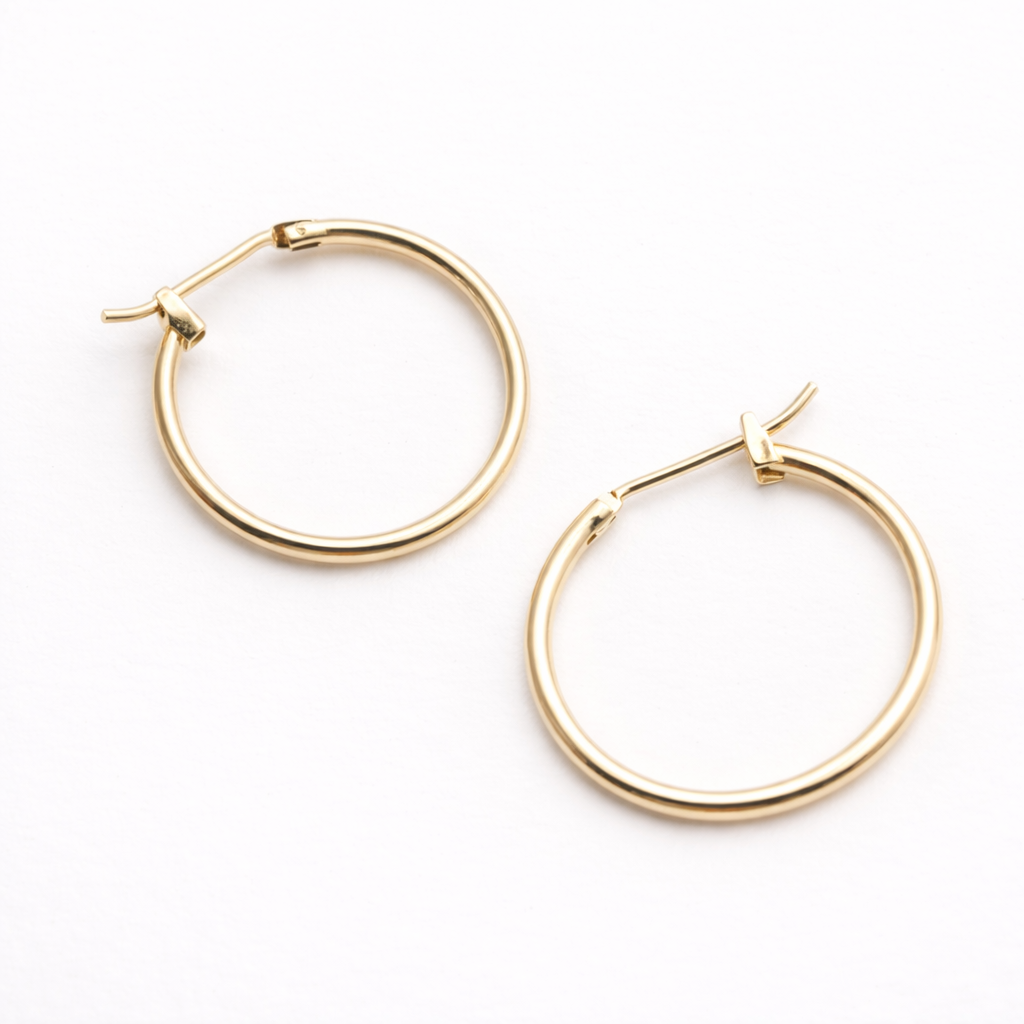French Clip Hoop Earrings (Gold/Silver)