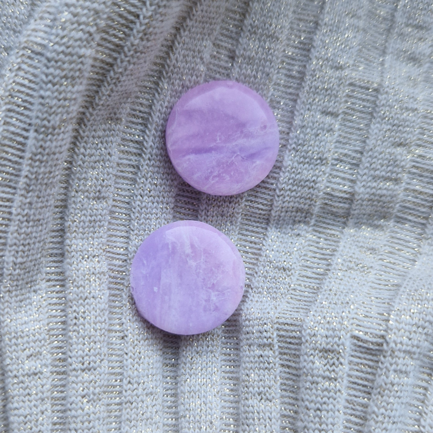 Faux Lavender Amethyst Plugs