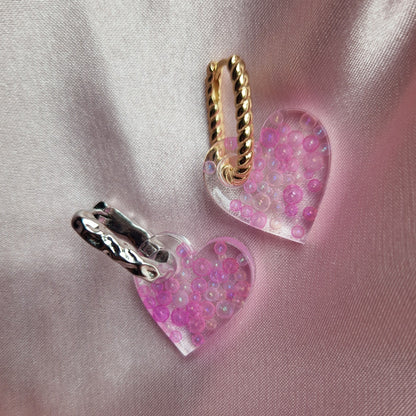 Bubbly Heart Charms