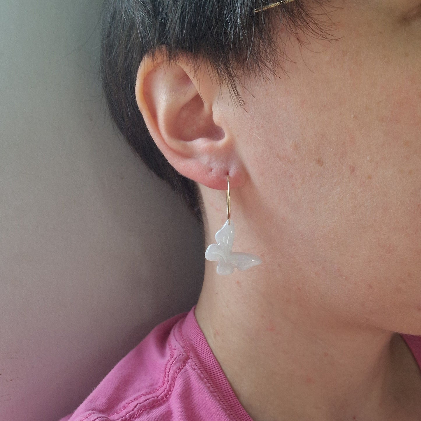 Faux Moonstone Butterflies