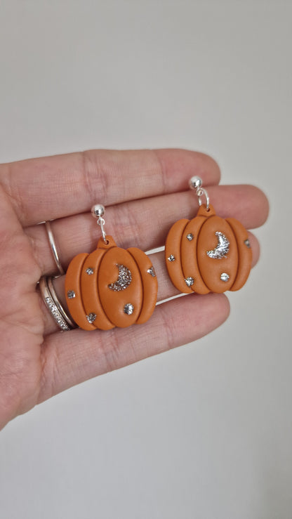 Moonlit Pumpkins Orange
