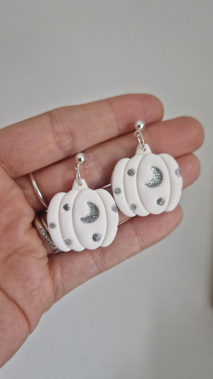 Moonlit Pumpkins White