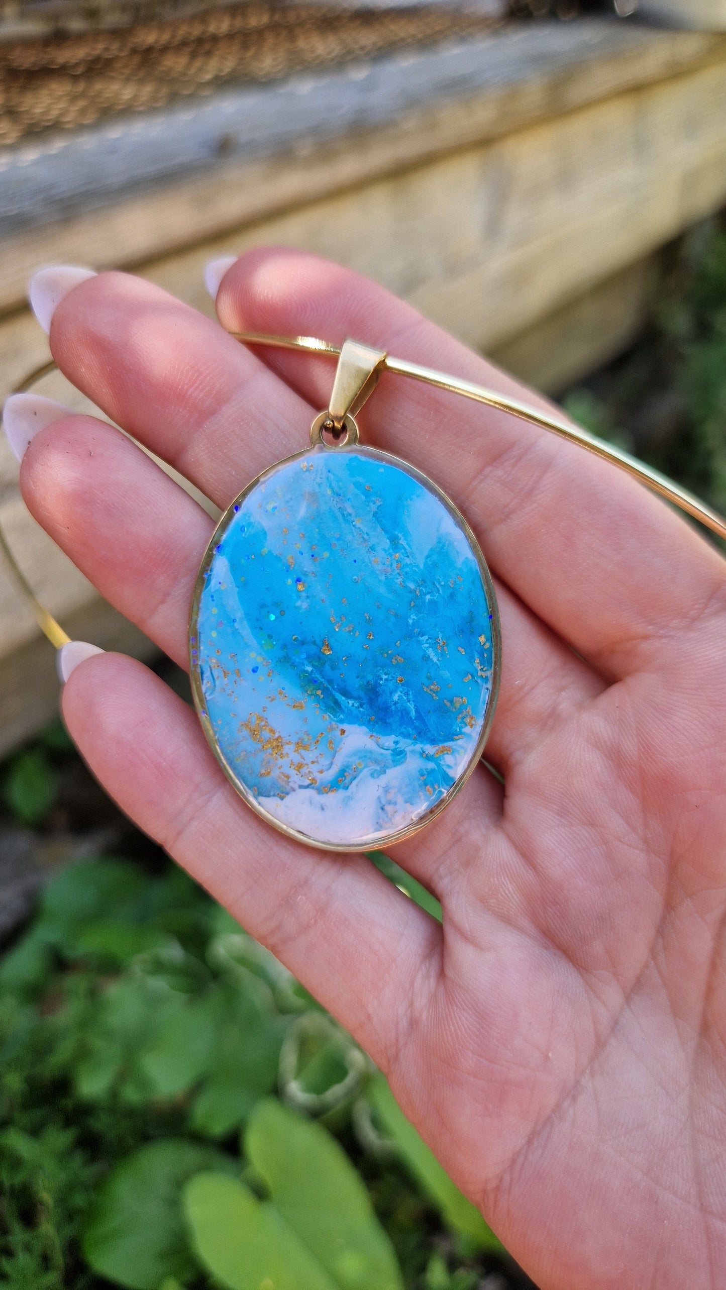 Ocean Soul Torque Necklace