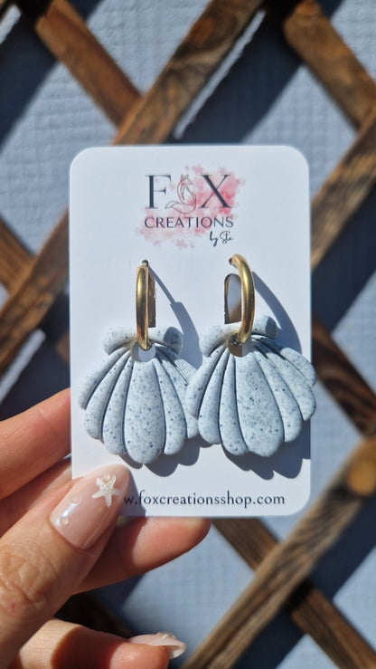 Granite Shell Charms