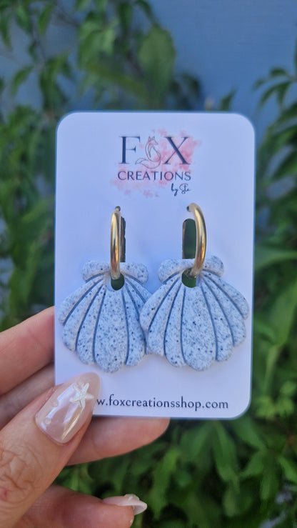 Granite Shell Charms