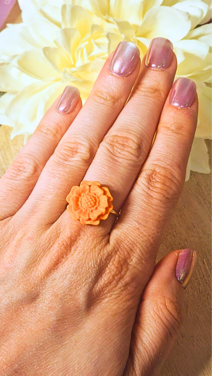 Bloom Ring · Tangerine