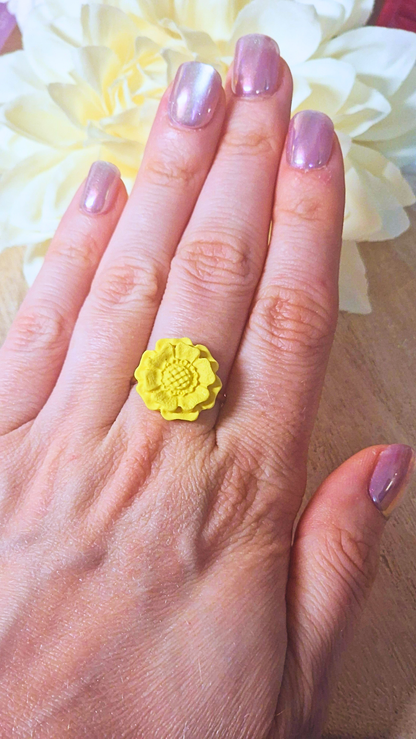Bloom Ring · Sunflower Yellow