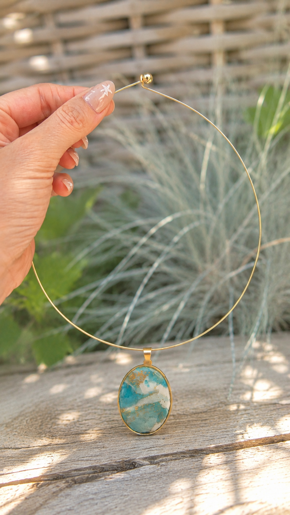 Ocean Soul Torque Necklace