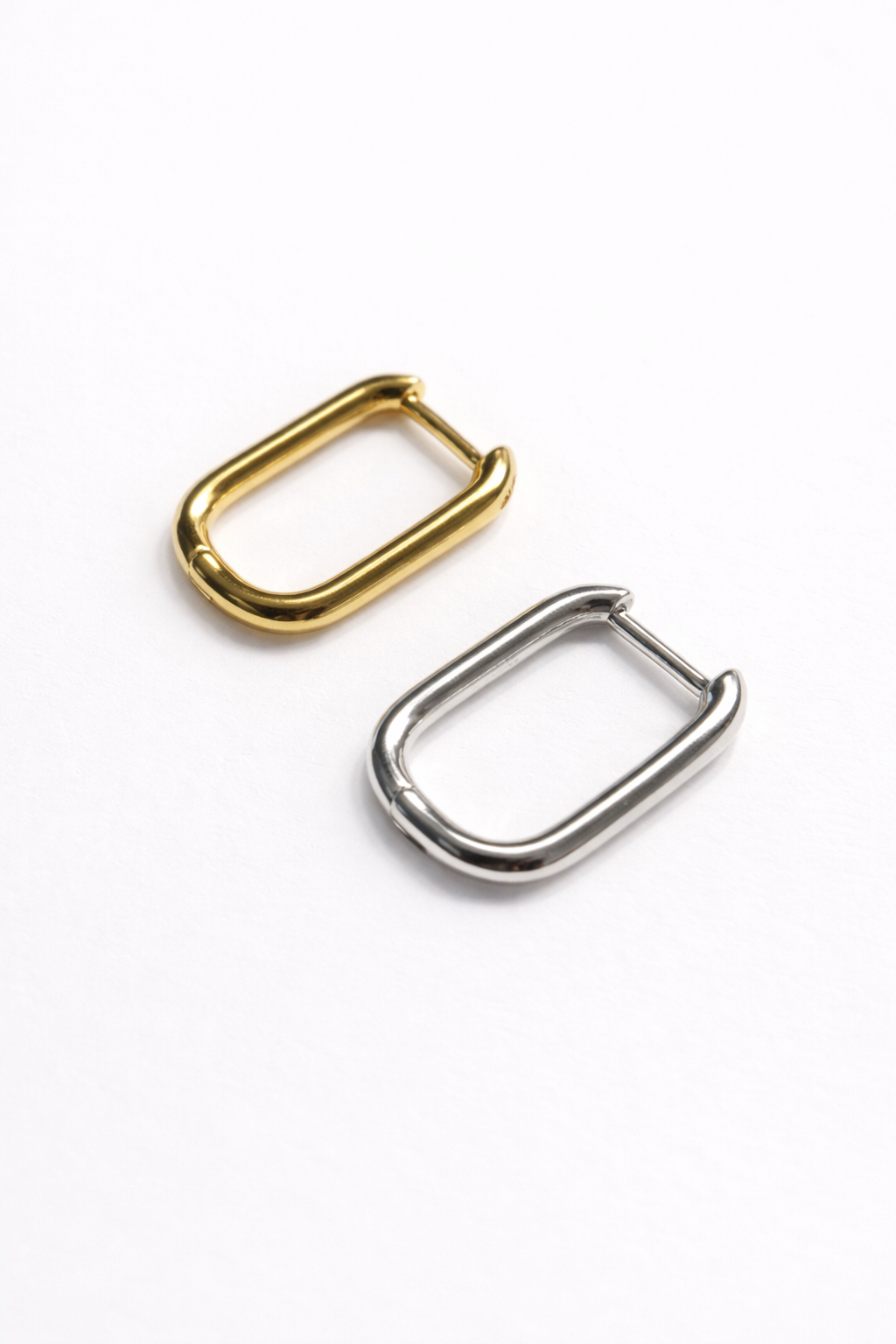 Bossed Hoop Earrings (Gold/Silver)