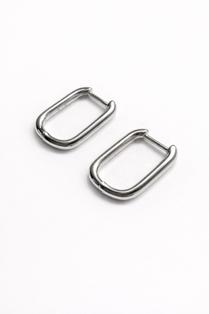 Bossed Hoop Earrings (Gold/Silver)