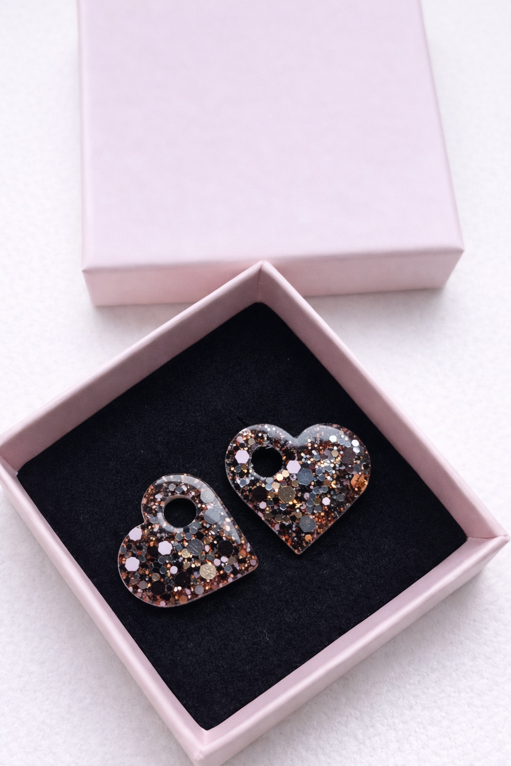 Sideway Heart Charms Coffee-Mix