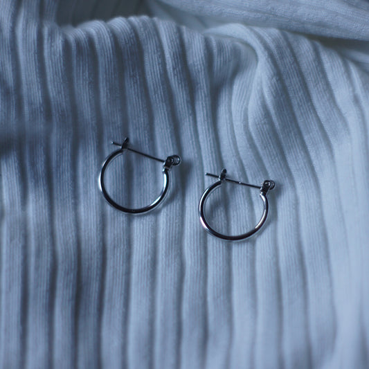 French Clip Hoop Earrings (Gold/Silver)