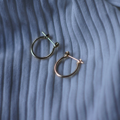 French Clip Hoop Earrings (Gold/Silver)