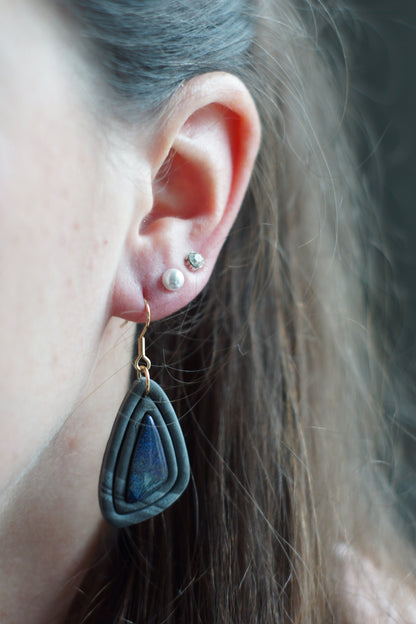 Faux Labradorite Inlay Shields