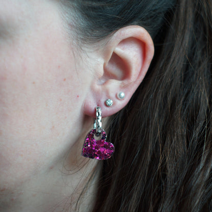 Bossed Creolen (Gold/Silber)