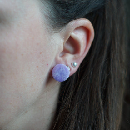 Faux Lavender Amethyst Plugs