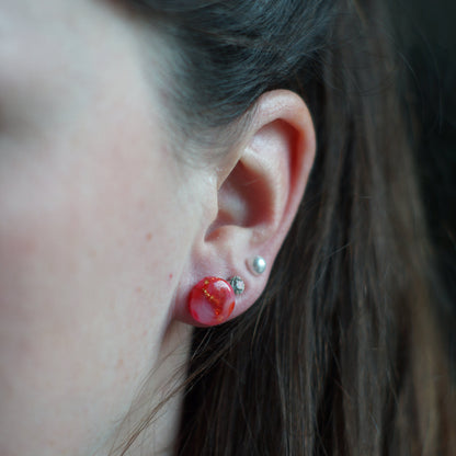 Red Translucent Plug (small)