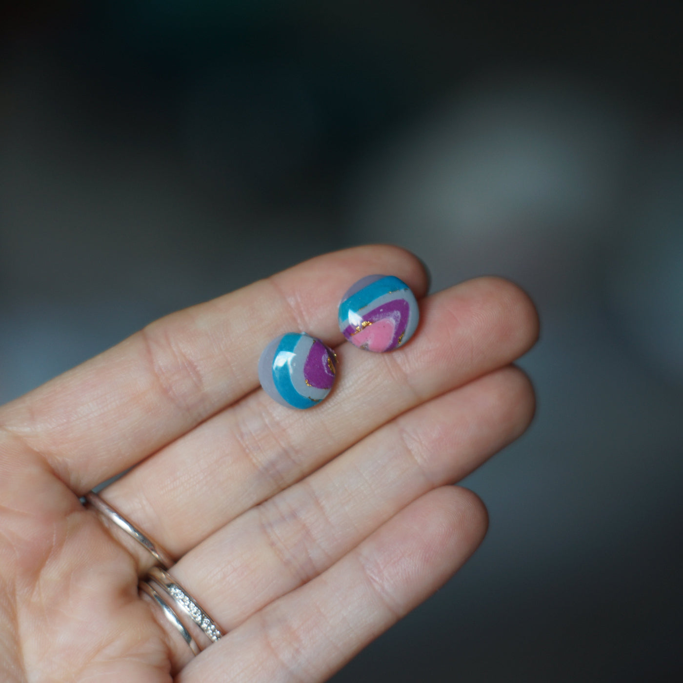 Rainbow Agate Plug