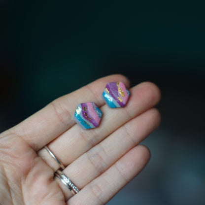 Rainbow Agate Plug