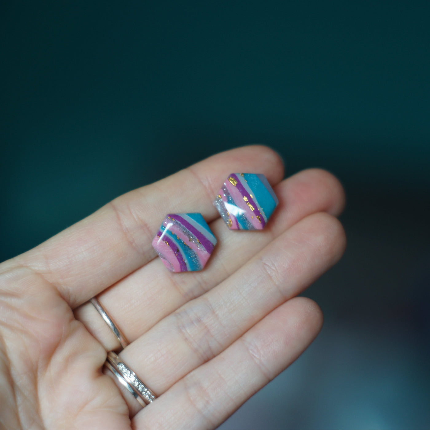 Rainbow Agate Plug