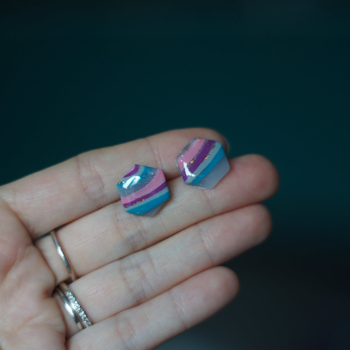 Rainbow Agate Plug