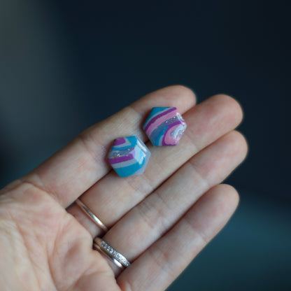 Rainbow Agate Plug