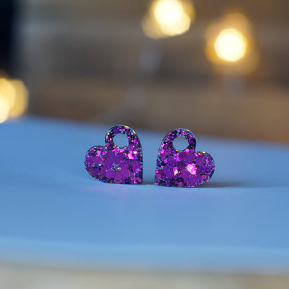 Heart Charms Pink/Green