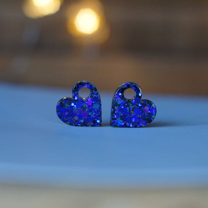 Heart Charms Dark Violet