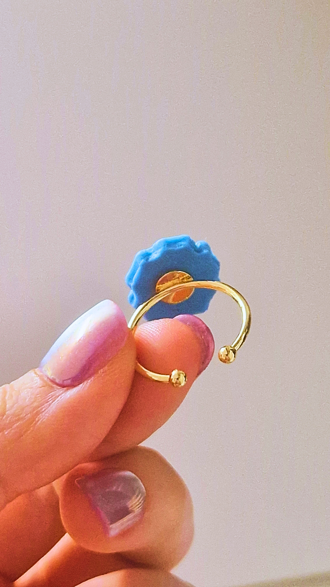 Bloom Ring · Sky Blue