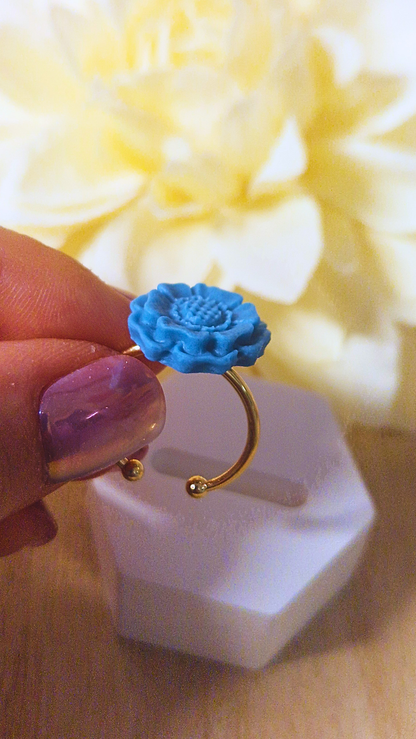Bloom Ring · Sky Blue