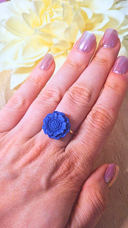 Bloom Ring · Midnight Blue