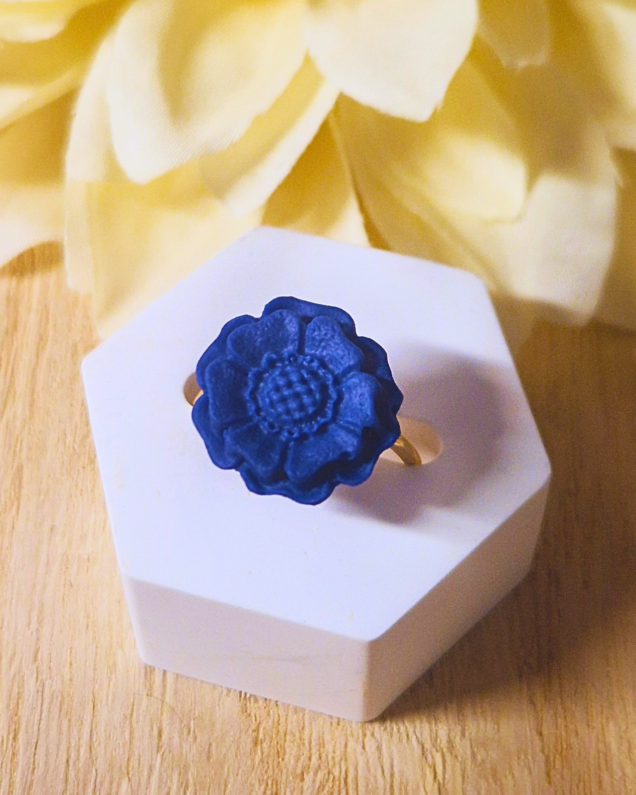 Bloom Ring · Midnight Blue