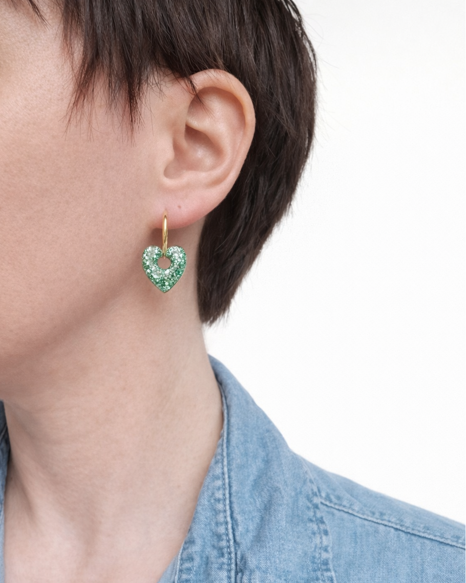 Heart Charms Softgreen