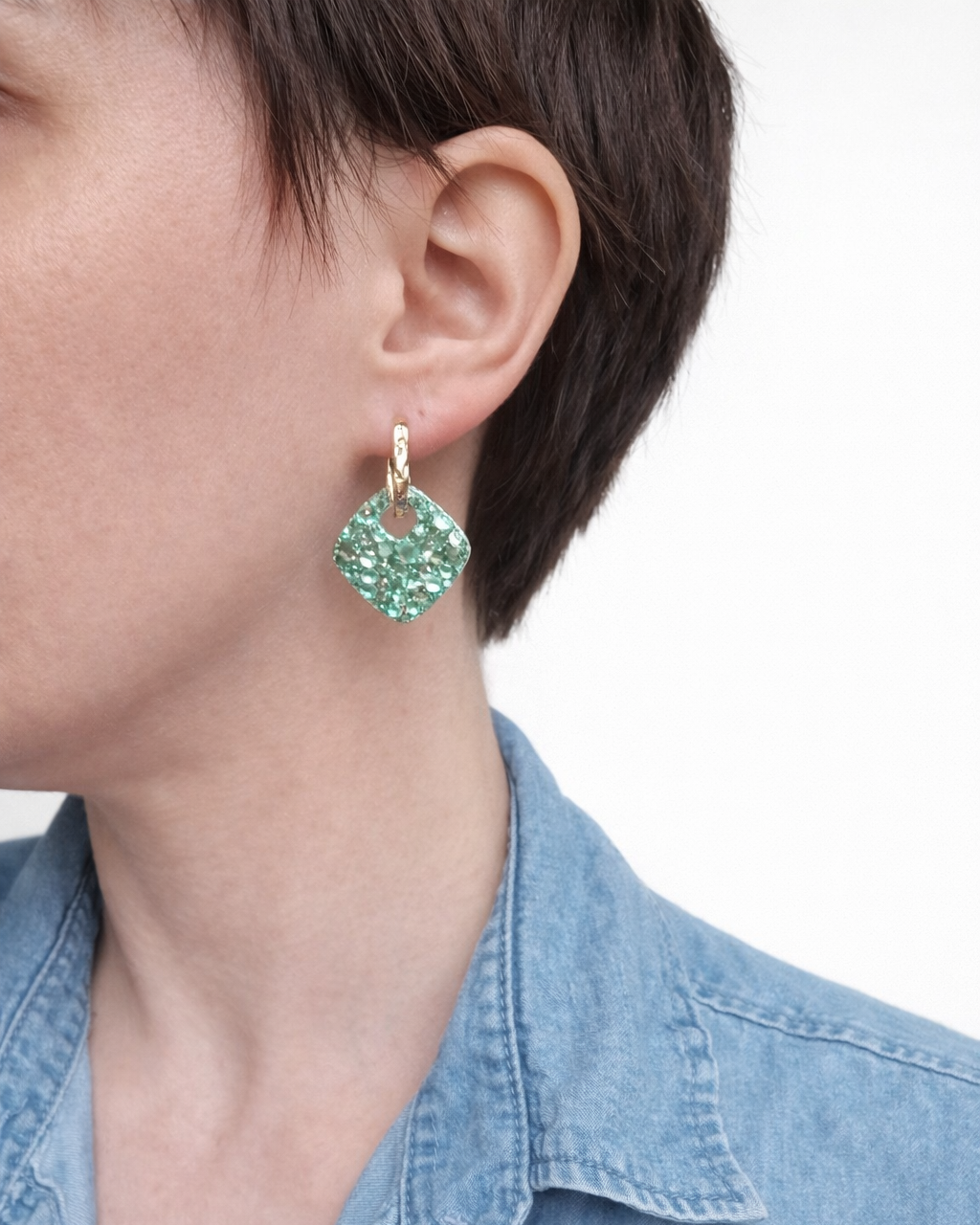 Soft Diamond Charms Softgreen