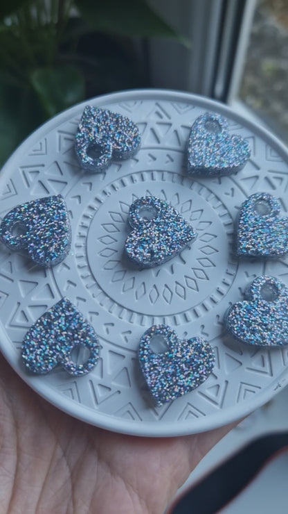 Heart Charms Disco Lights