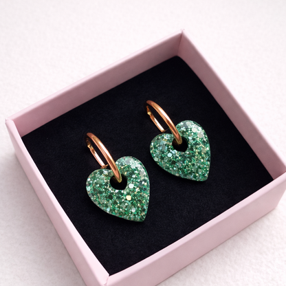 Heart Charms Softgreen