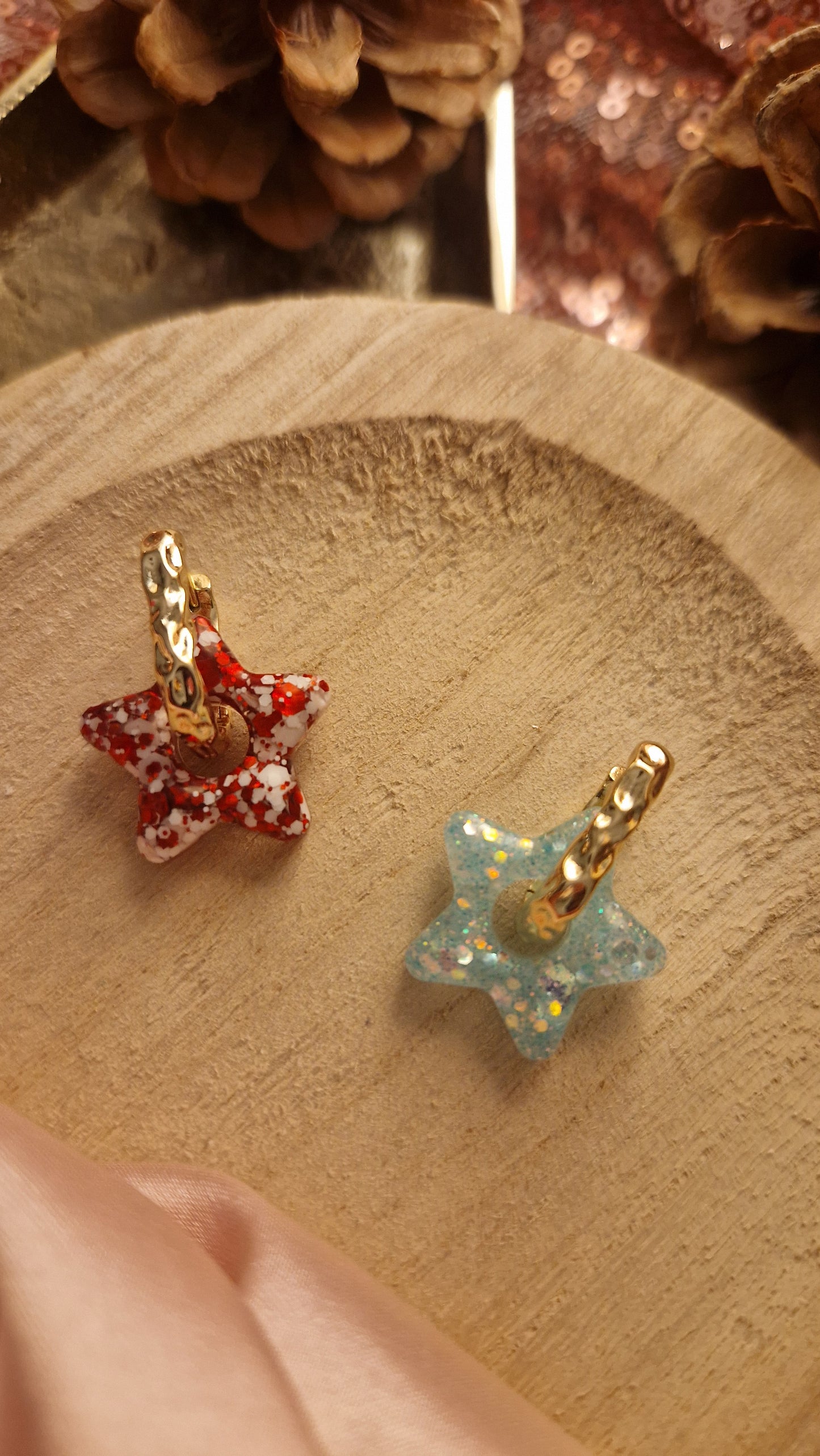 Heart Charms Gold Nuggets