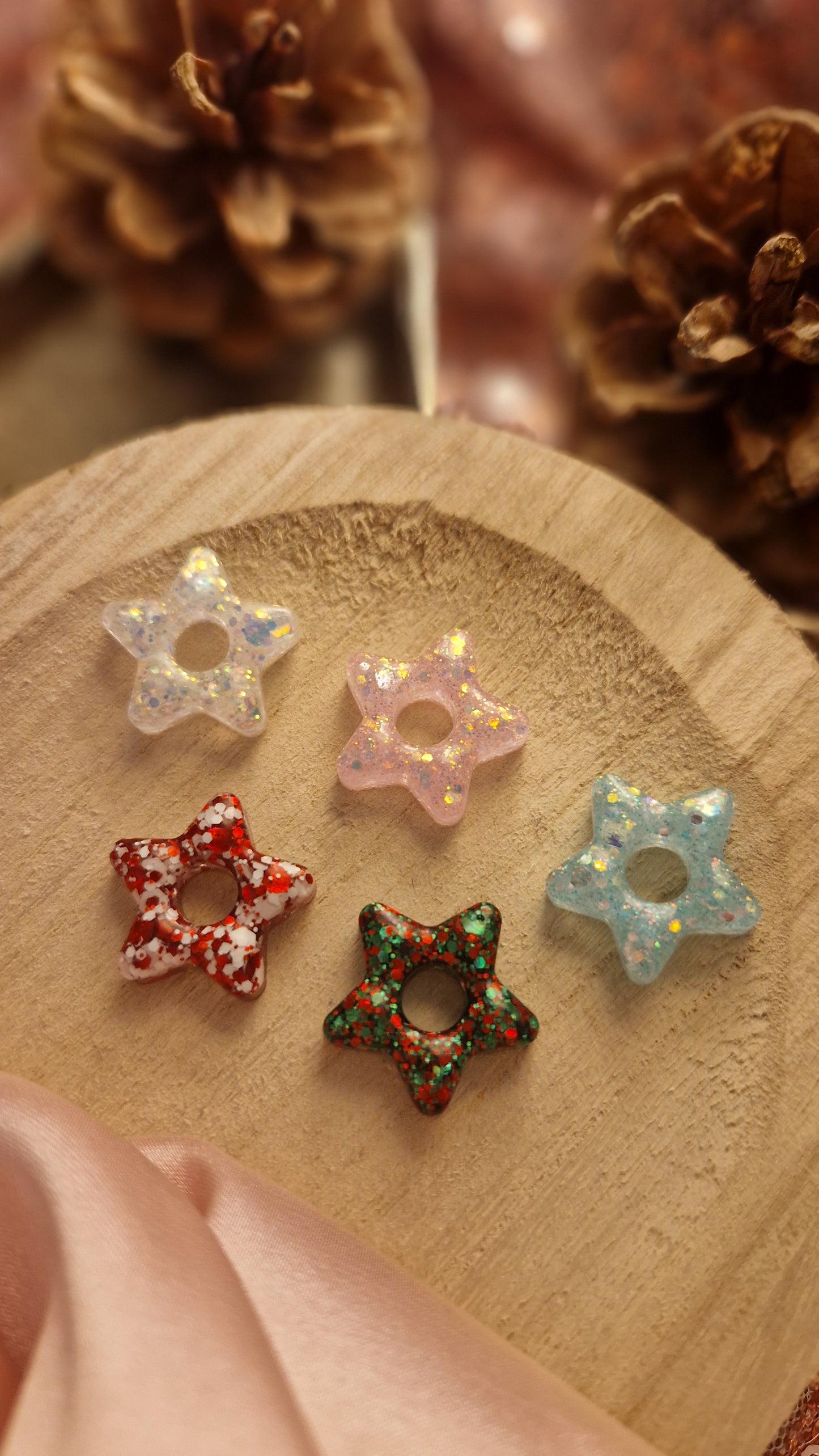 Heart Charms Gold Nuggets