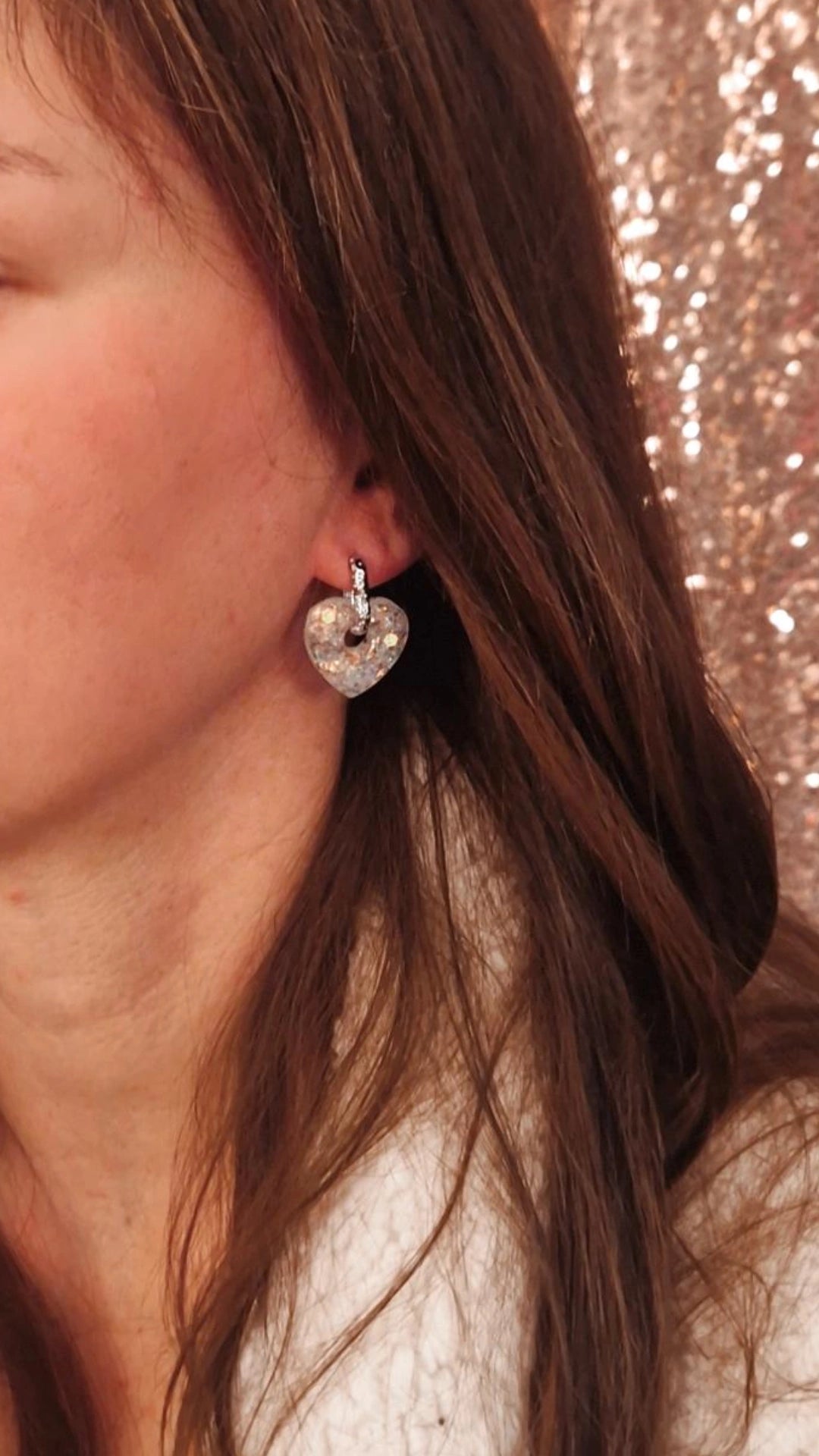 Heart Charms Gold Nuggets