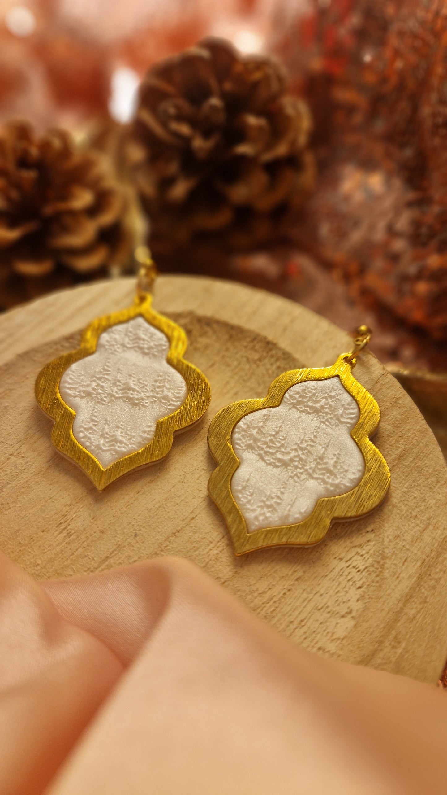 Winter Wonderland Statement Ohrringe