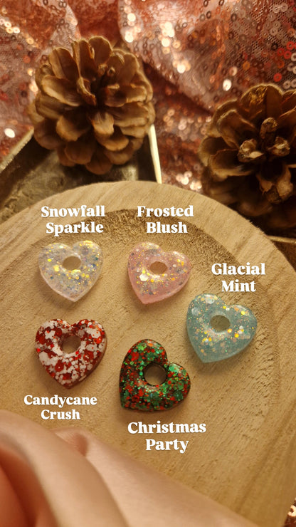 Heart Charms Gold Nuggets