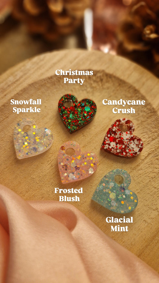 Heart Charms Gold Nuggets