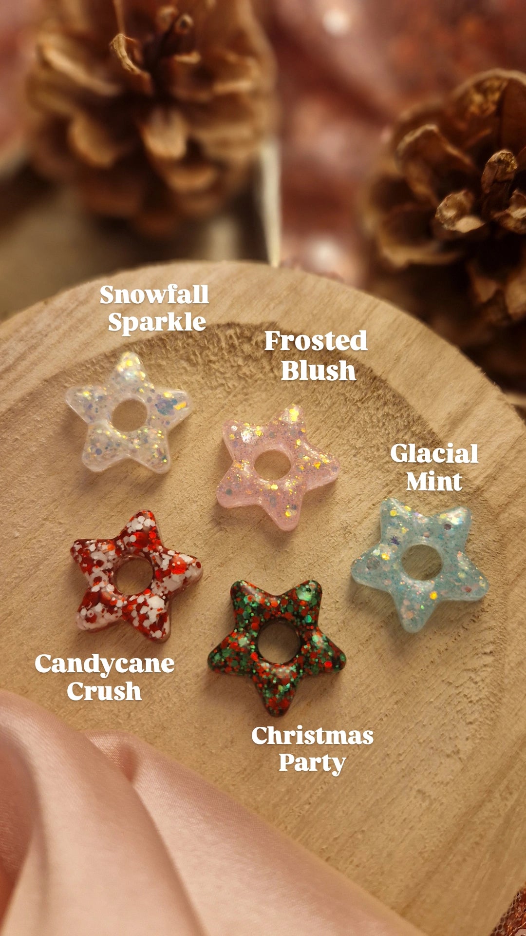 Heart Charms Gold Nuggets